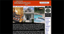 Desktop Screenshot of gruenehomesteadinn.com